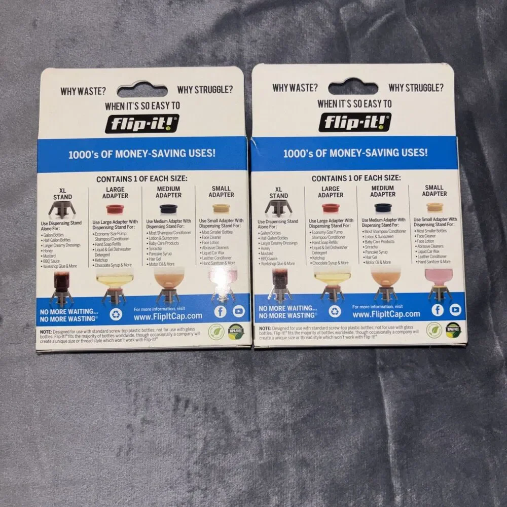 Flip-It Bottle Emptying Kit Set Of 2
